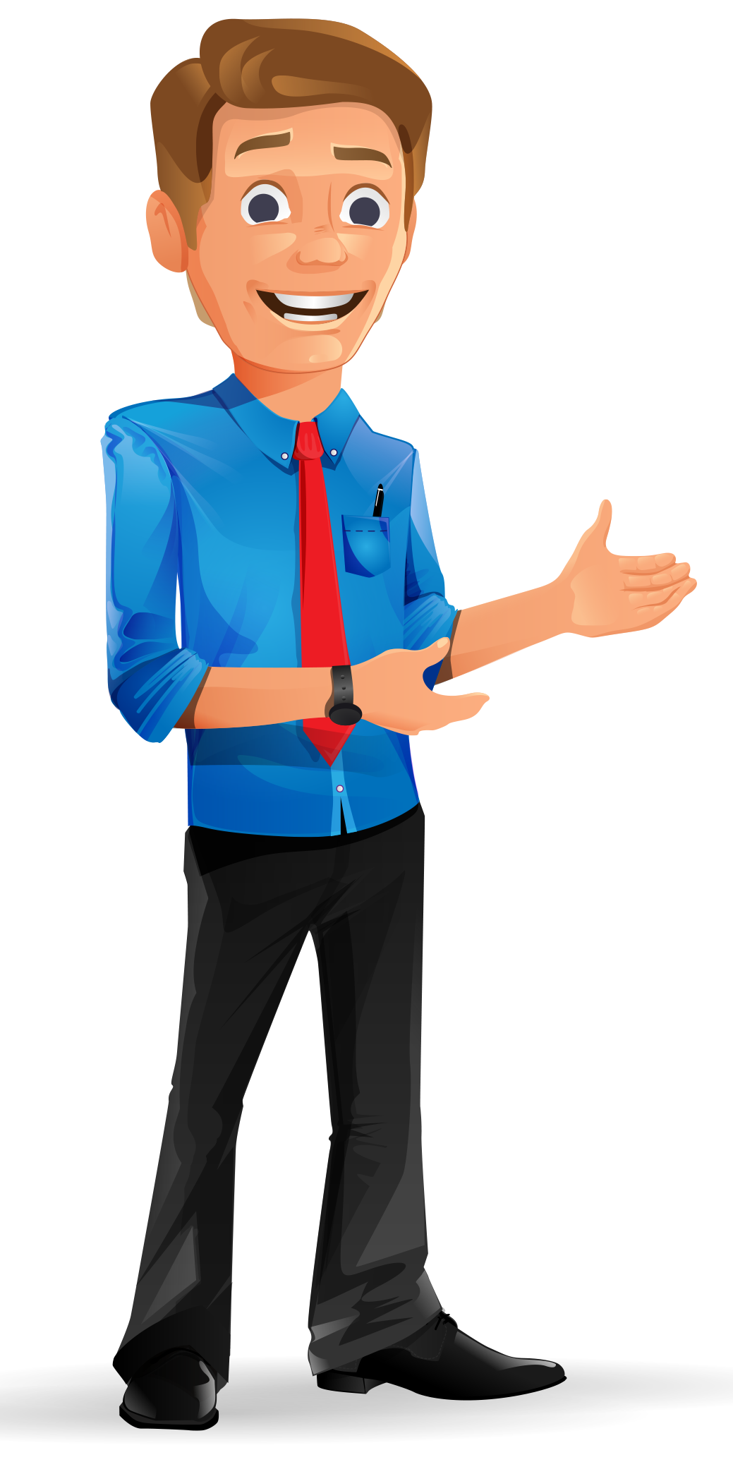 Cartoon Standing Clipart