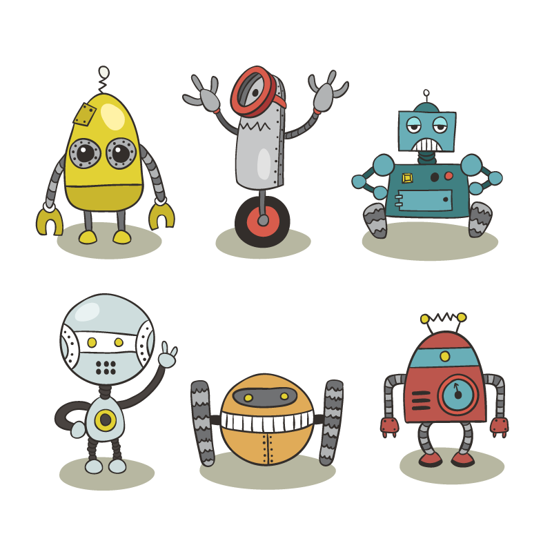 Robot Cartoon Clipart