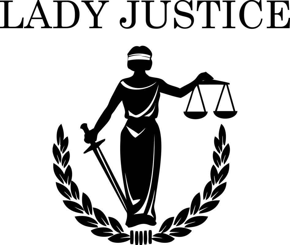 Lady Justice Silhouette Clipart
