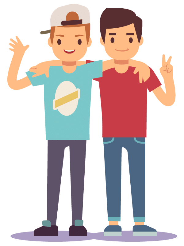 Hug Cartoon Clipart