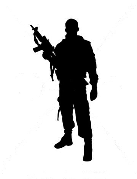 Soldier Silhouette Clipart