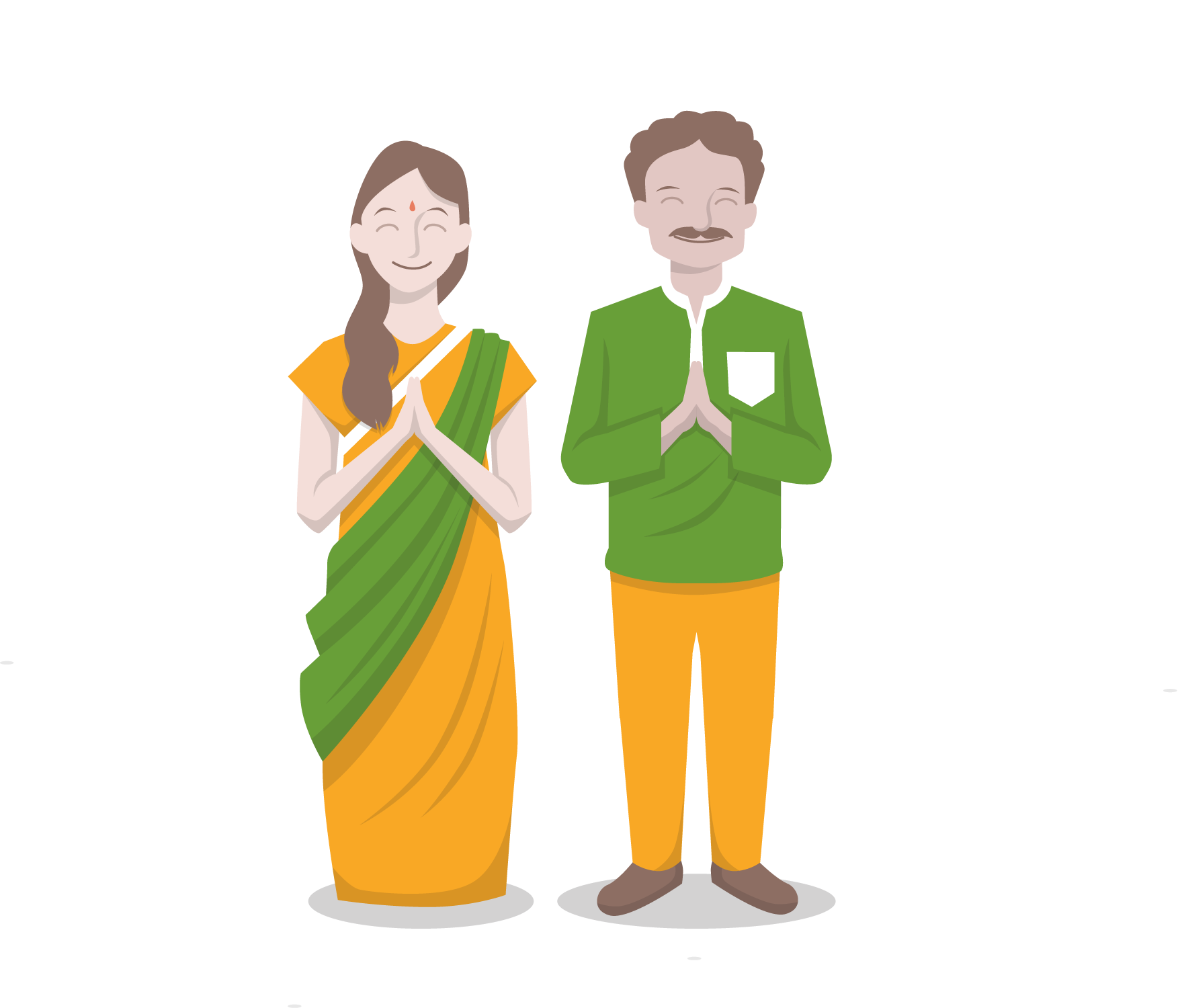 India Woman Clipart