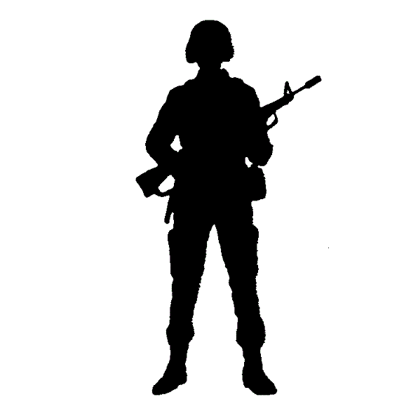 Soldier Silhouette Clipart