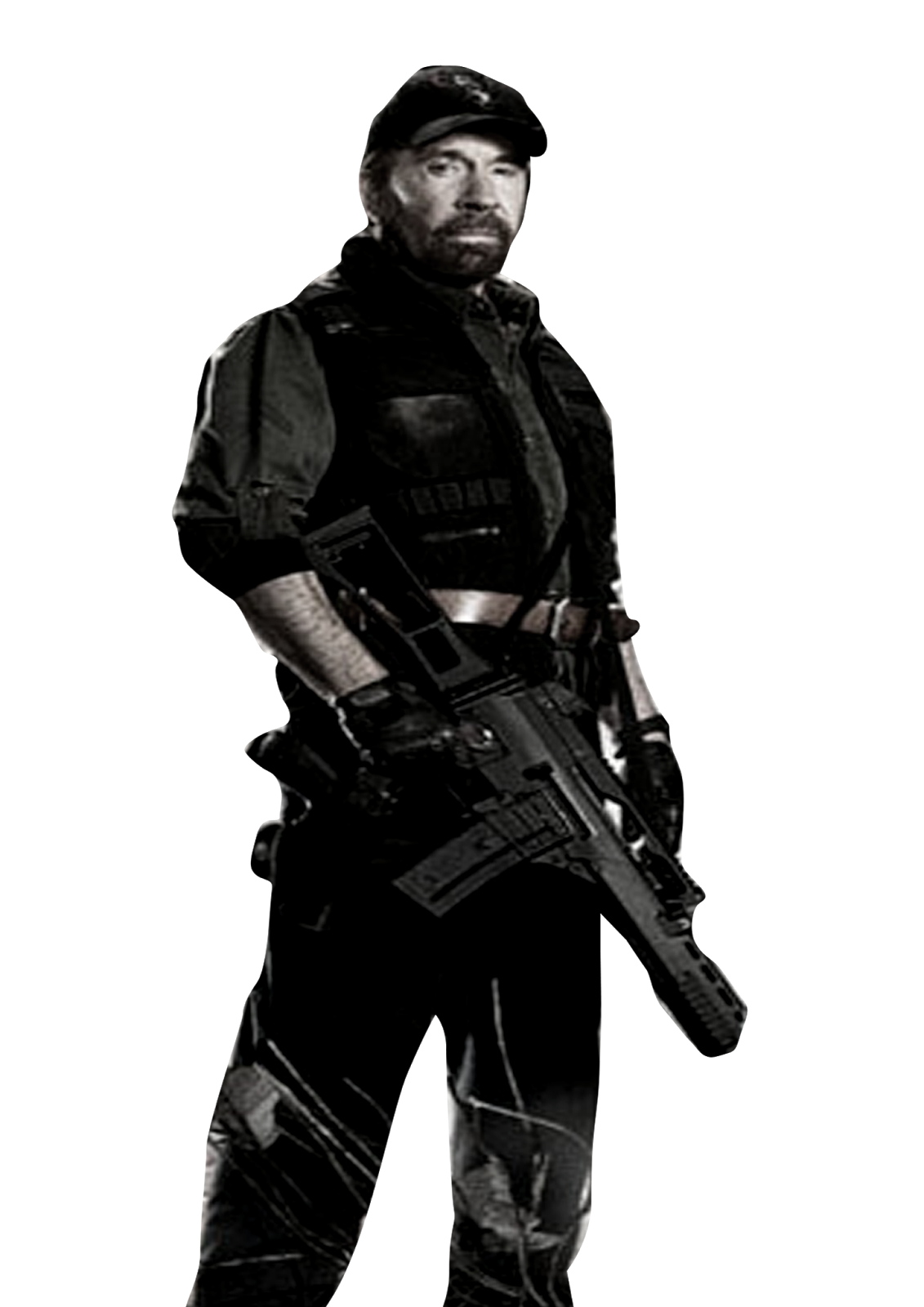 Chuck Norris Mercenary Clipart