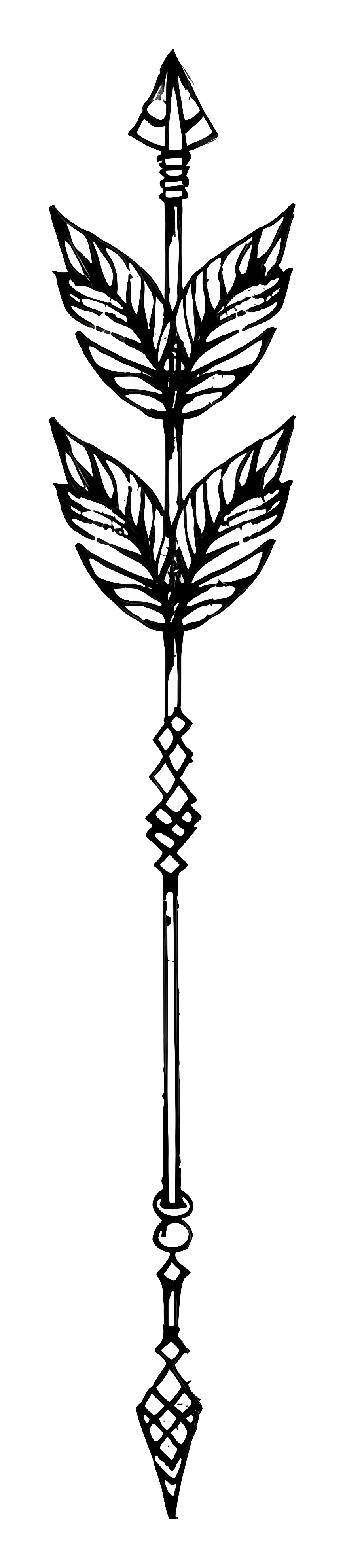 Dark cross shape outlined in black lines Clipart