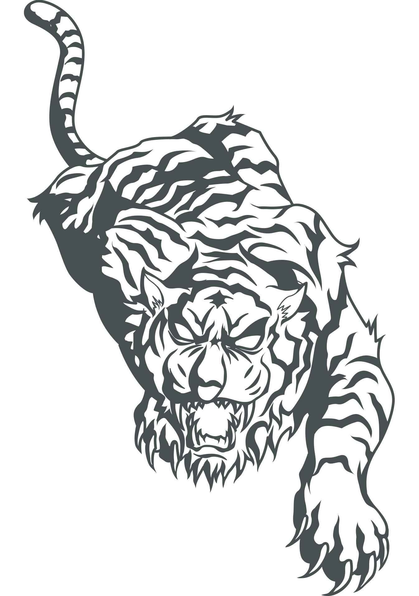 Tiger Cartoon Clipart