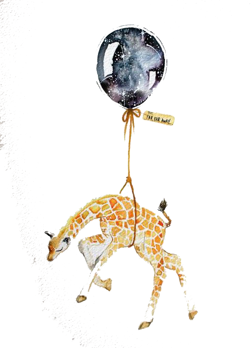Art Illustration Watercolor Giraffe Painting Drawing Clipart