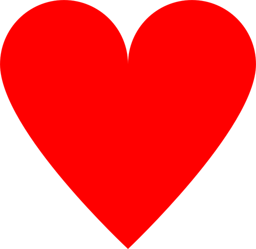 Traditional Red Heart Clipart