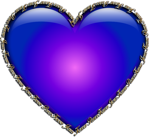 Blue Heart Image Clipart