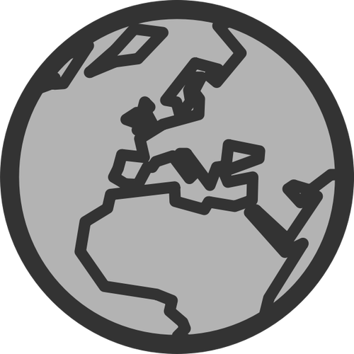 Planet Earth Icon Clipart