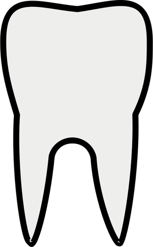 Tooth Line Art Clipart