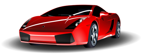 Red Lamborghini Art Clipart