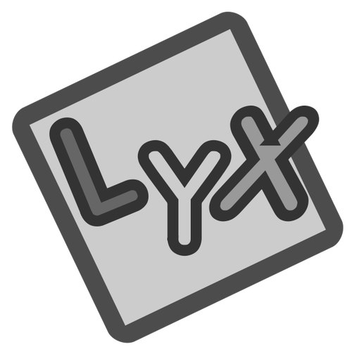Lyx Icon Clip Art Clipart