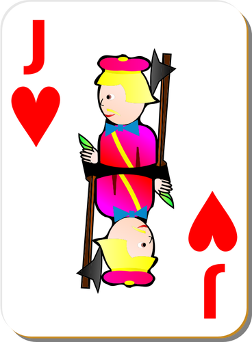 Jack Of Hearts Gaming Card Clipart