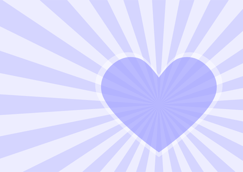 Heart Design In Violet Color Clipart
