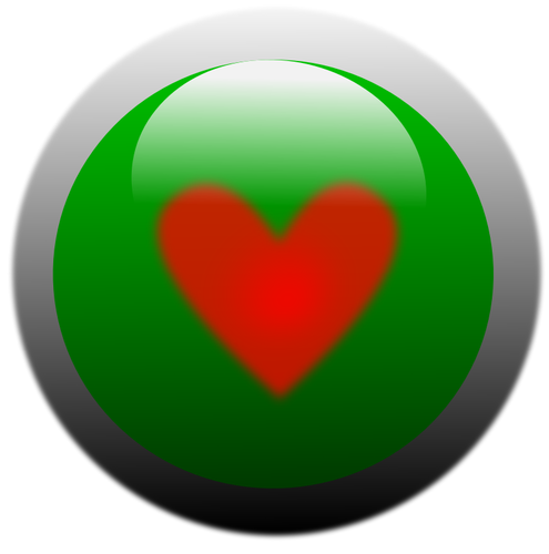 Of Heart Button Clipart