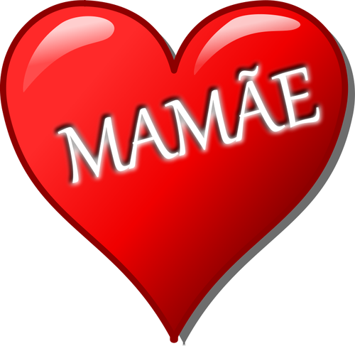 Mother'S Day Heart Portuguese Clipart