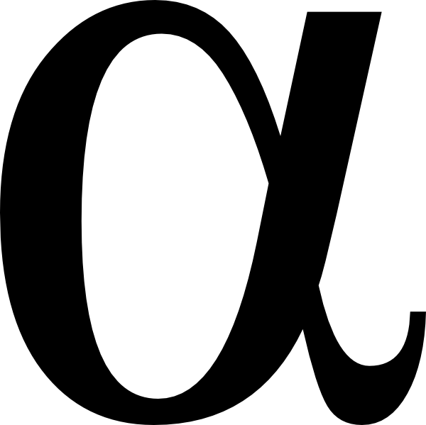Particle Symbol Vector Logo Alpha Company Clipart