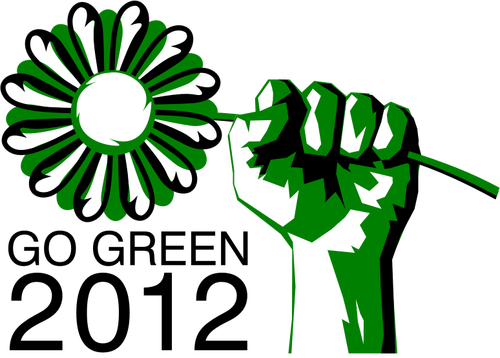 Go Green Political Party Symbol Clipart