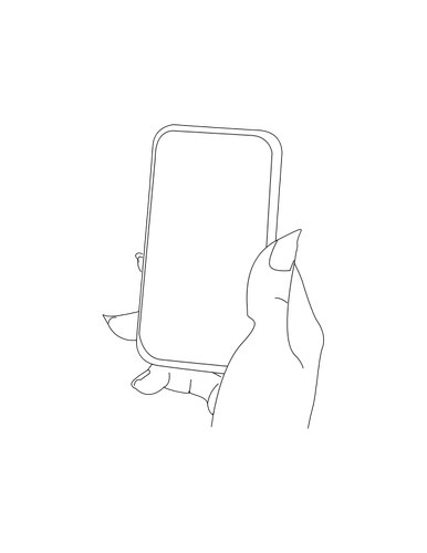 Hand With Smartphone Clipart