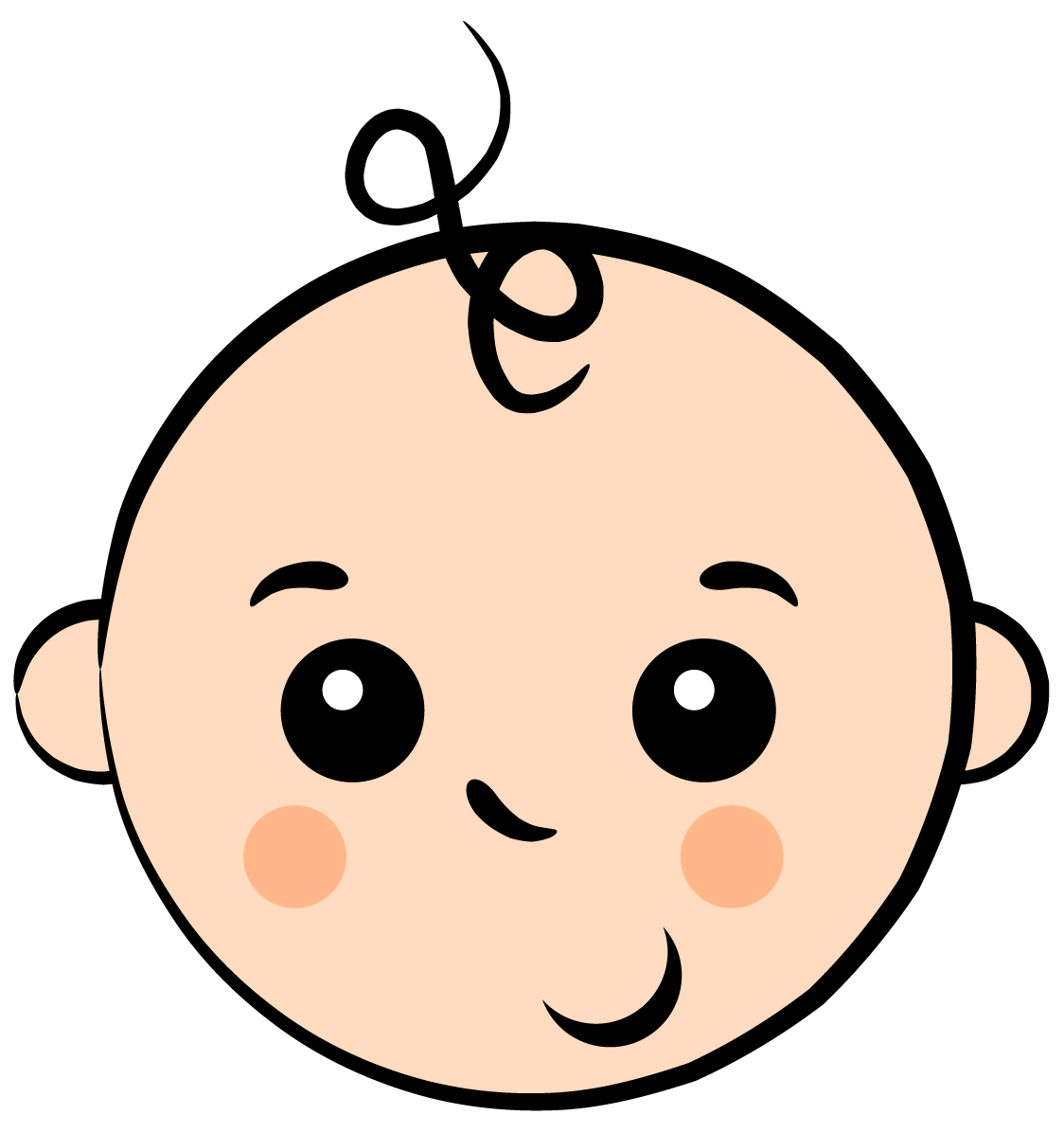 Baby Black And White Images Free Download Clipart