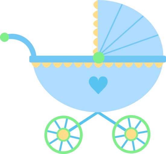 Image Of Baby Stroller 6 Baby Boy Clipart