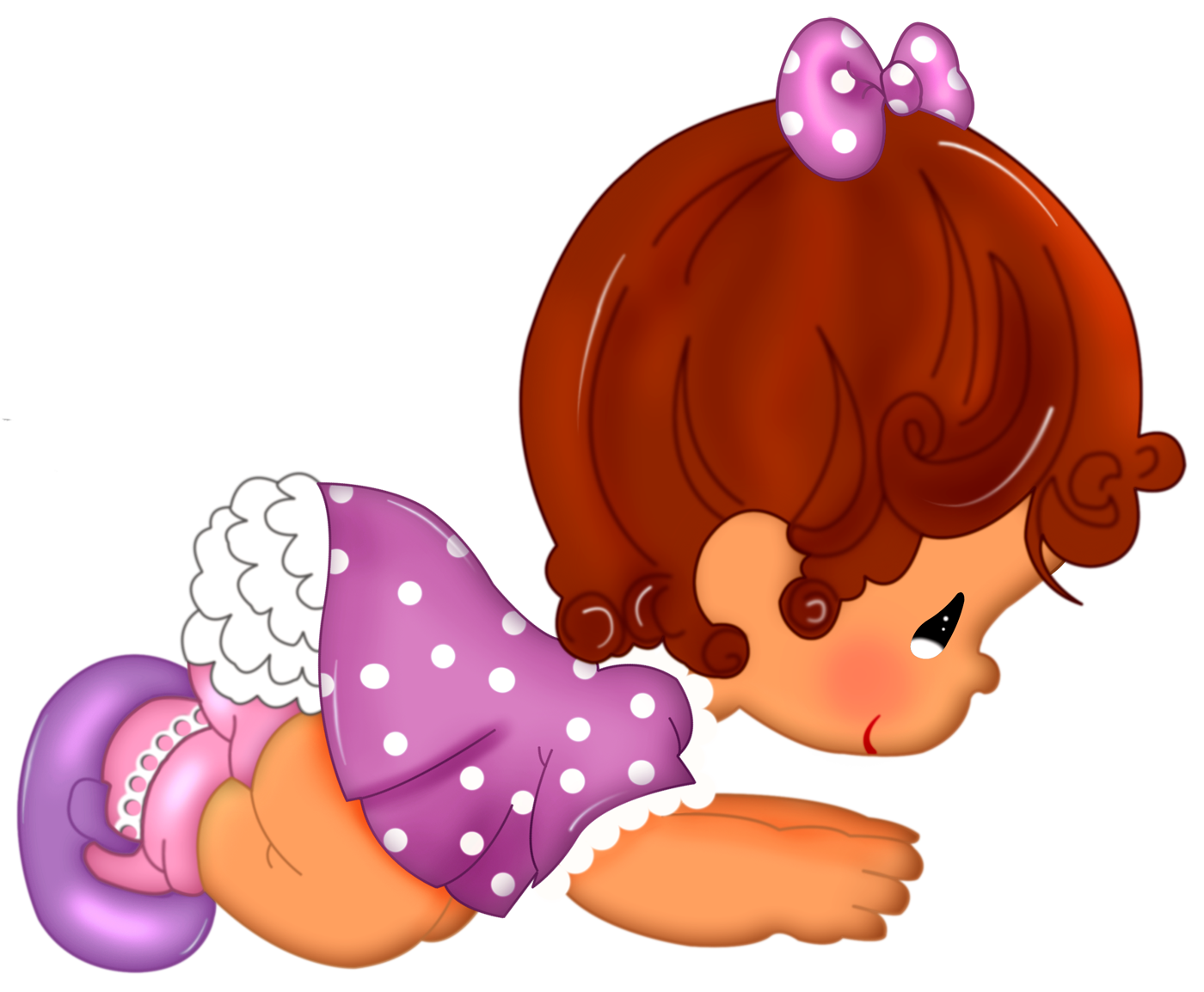 Baby Girl Cartoon Download Png Clipart