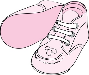 Baby Girl Shoe Clipart Clipart