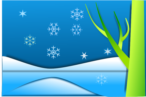 Winter Landscape Clipart