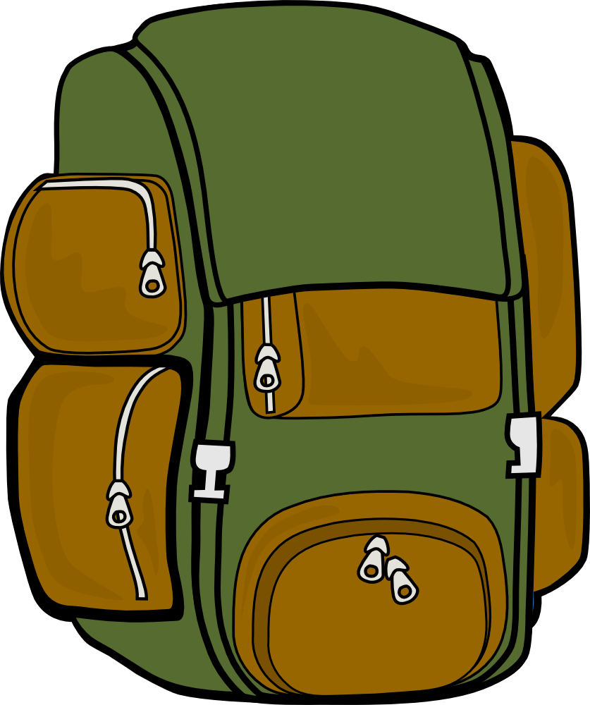 Kid With Backpack Images Image Png Clipart