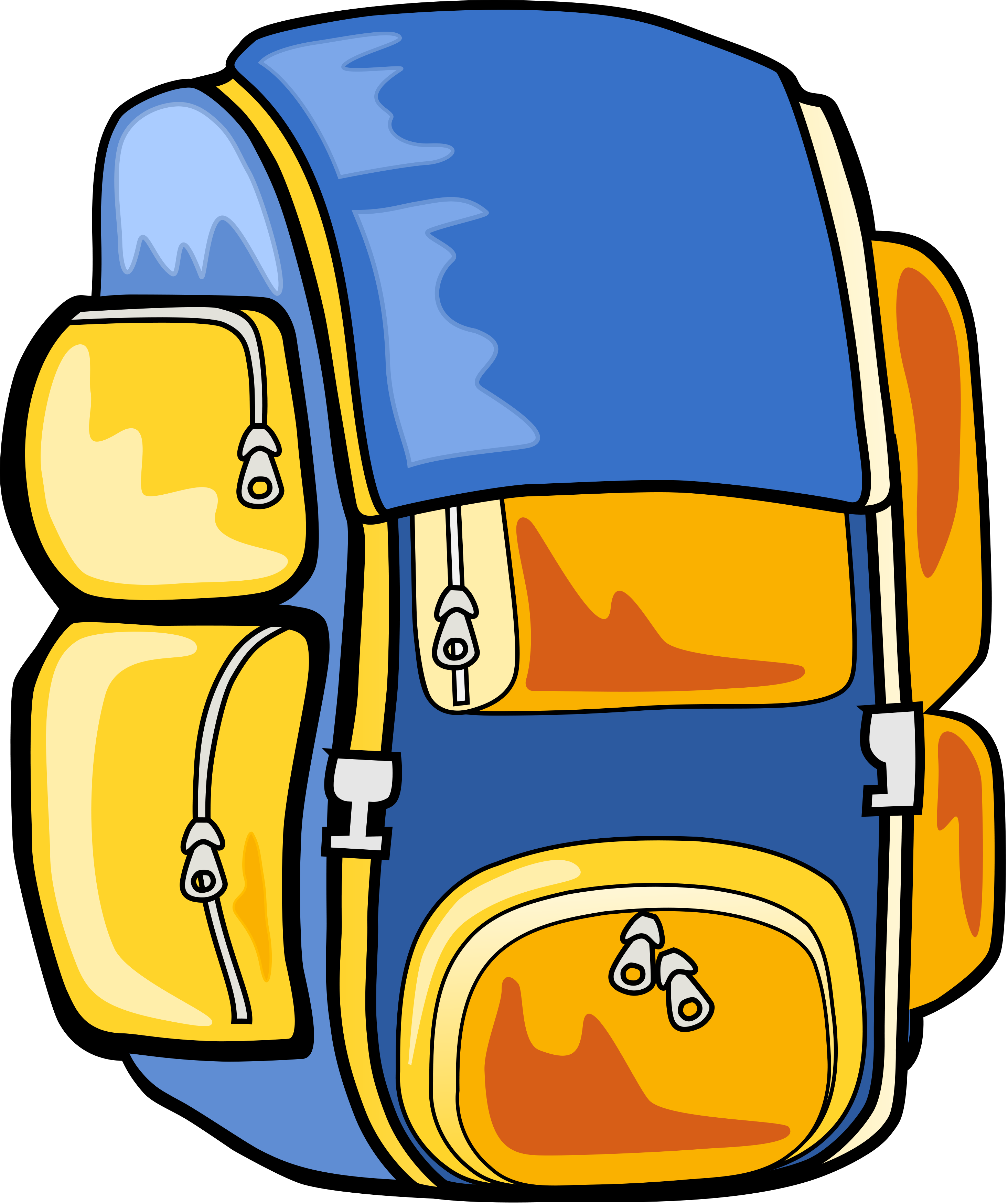Free Books In Backpack Graphics Images And Clipart