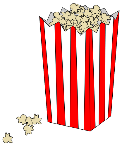 Movie Popcorn Bag Clipart