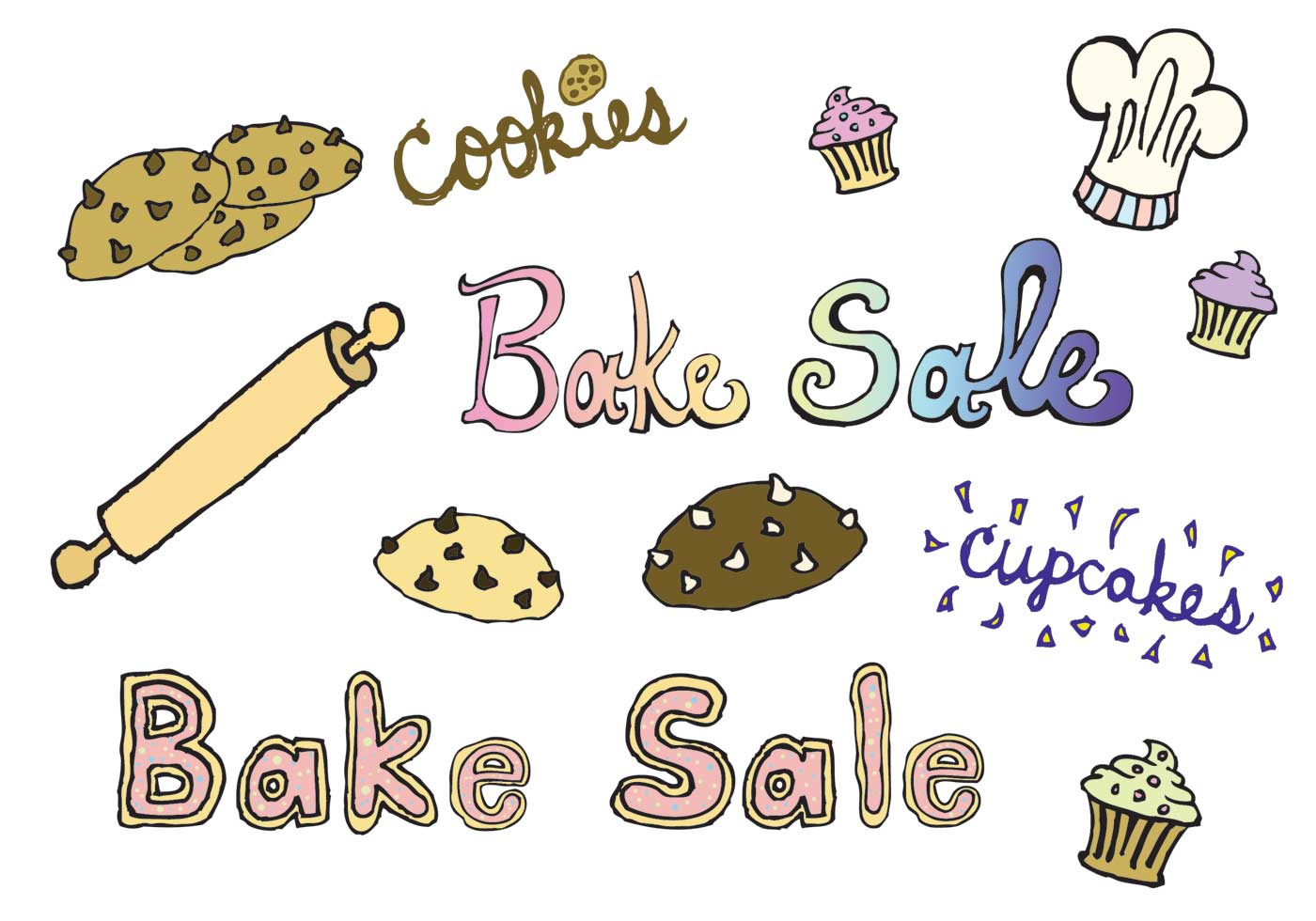 Bake Sale Bake Vector Art 4 Downloads Clipart