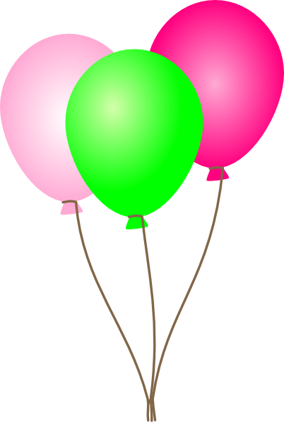 Pink Balloons Images Download Png Clipart