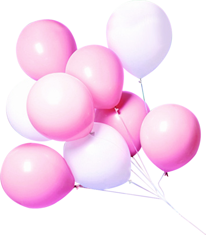 Pink Balloon White Free Transparent Image HD Clipart