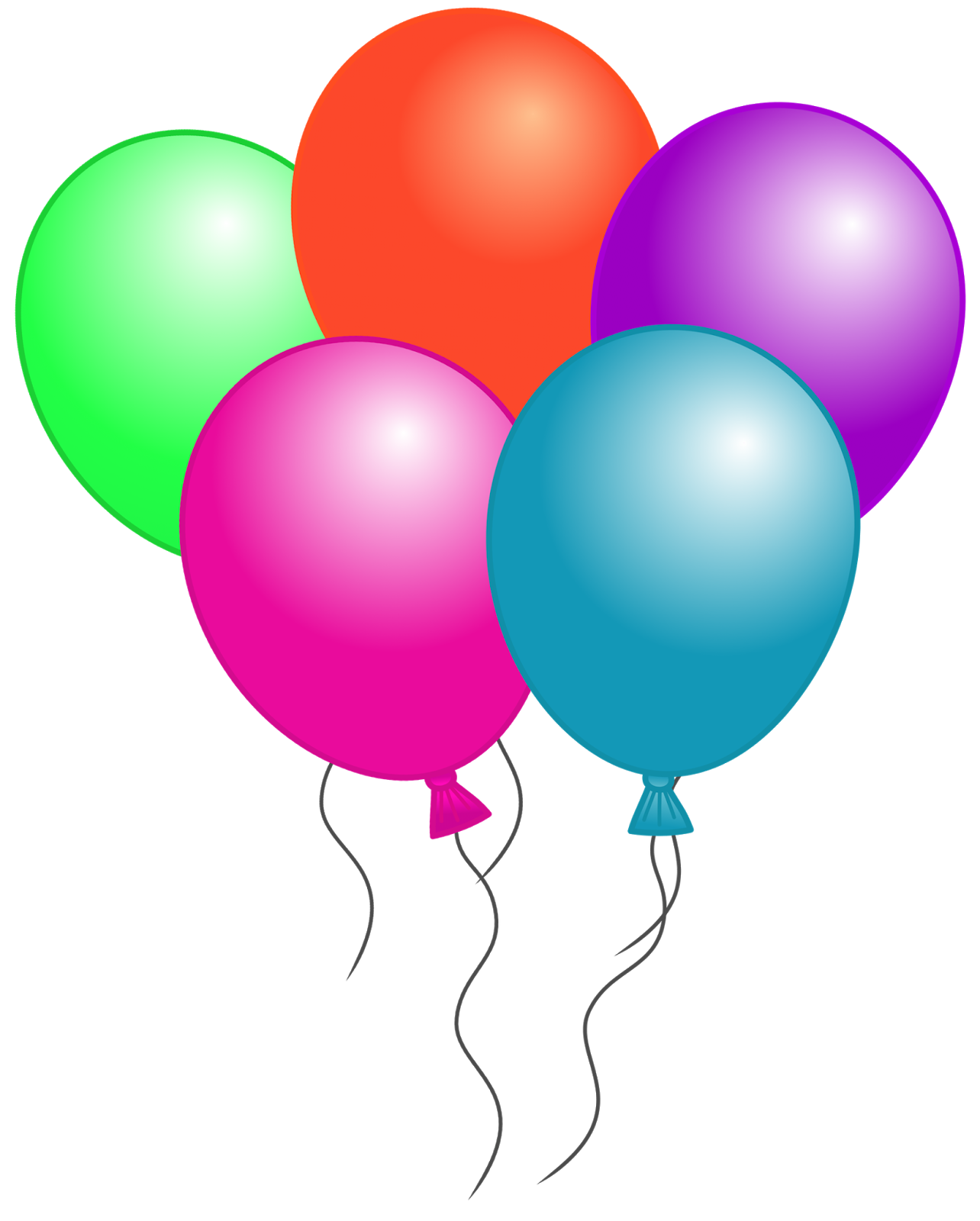 Free Birthday Balloon Images Download Png Clipart