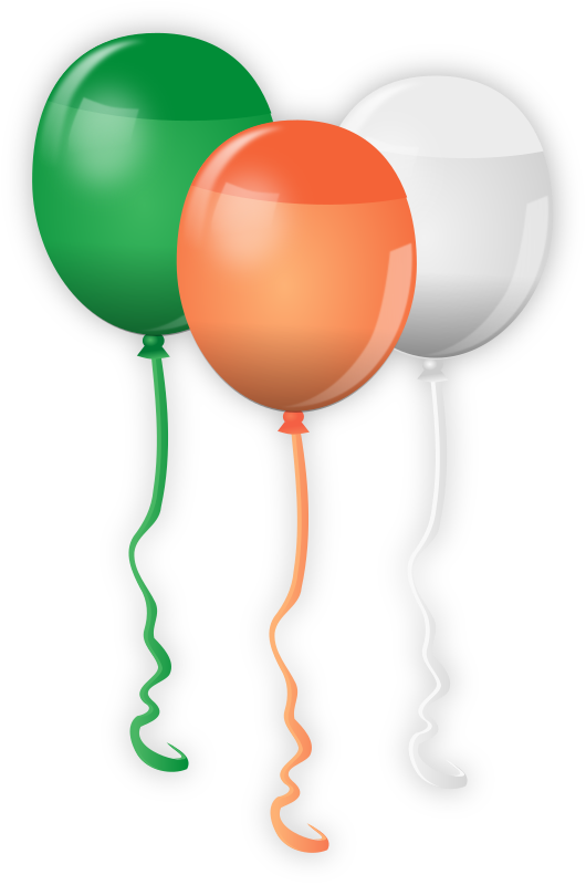 Balloon Day Patricks Saint Party Patrick'S Clipart