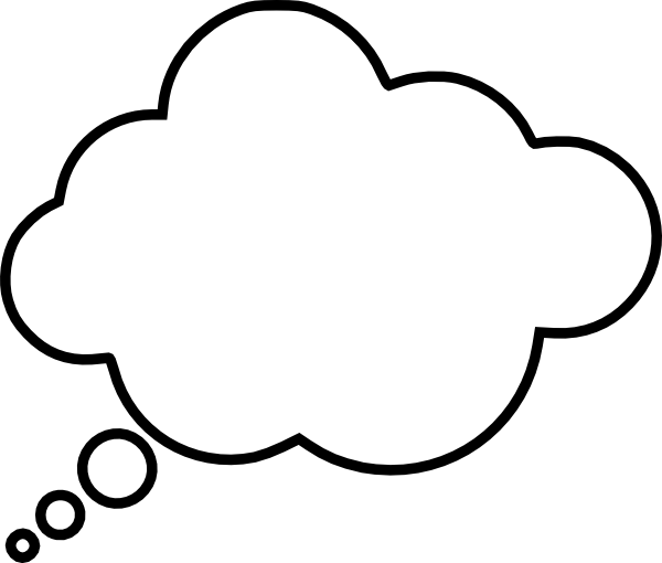 Thought Thinking Balloon Speech Cloud Free HQ Image Clipart