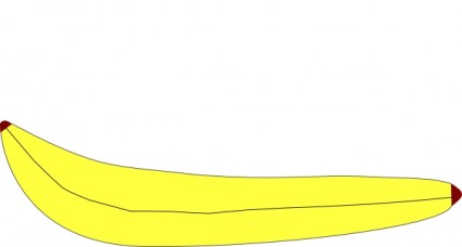 Banana Vector In Open Office Drawing Svg Clipart