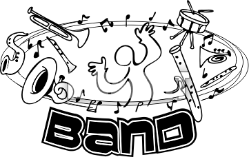 Clip Art Band And Orchestra Kid Clipart