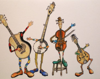 Bluegrass Band Free Download Clipart