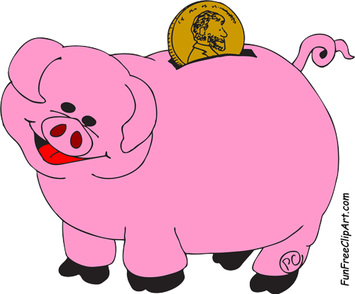 Free Piggy Bank The Png Image Clipart