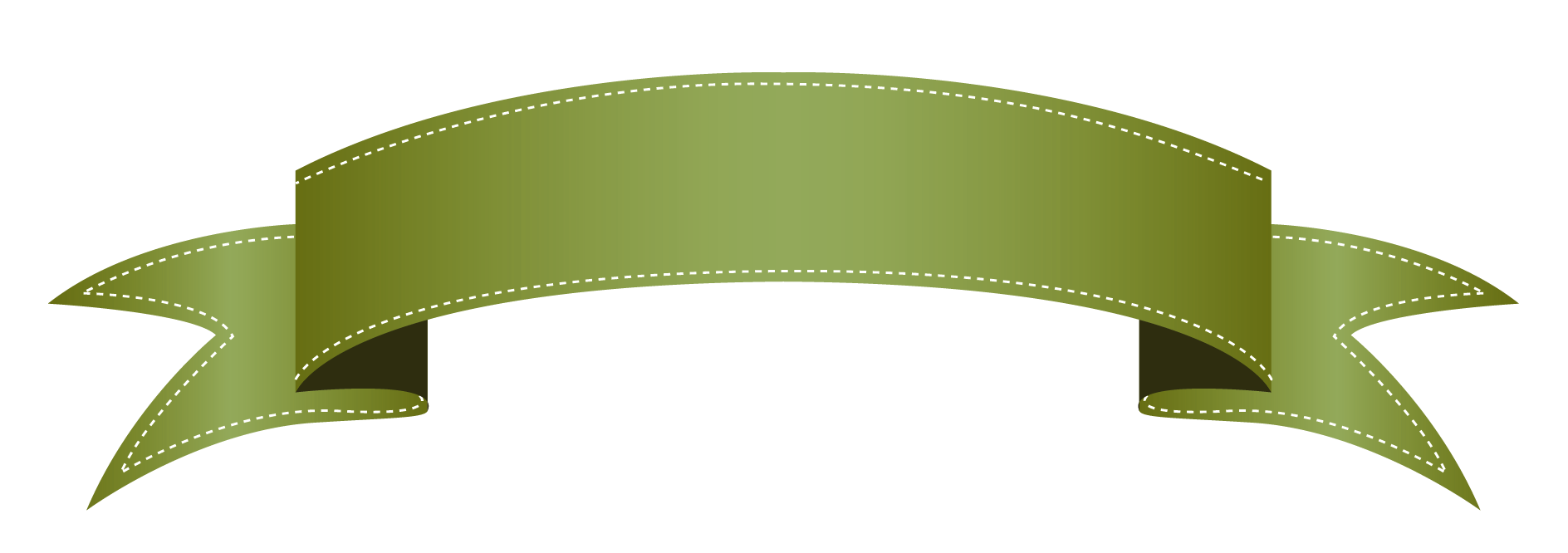 Green Transparent Banner Png Image Clipart