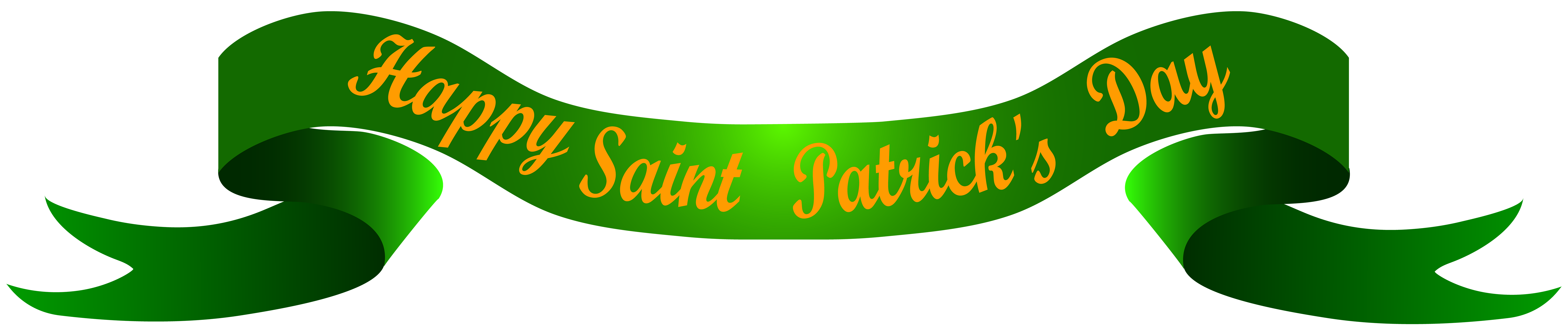 Patrick'S Saint Banner Transparent Day Happy Clipart.