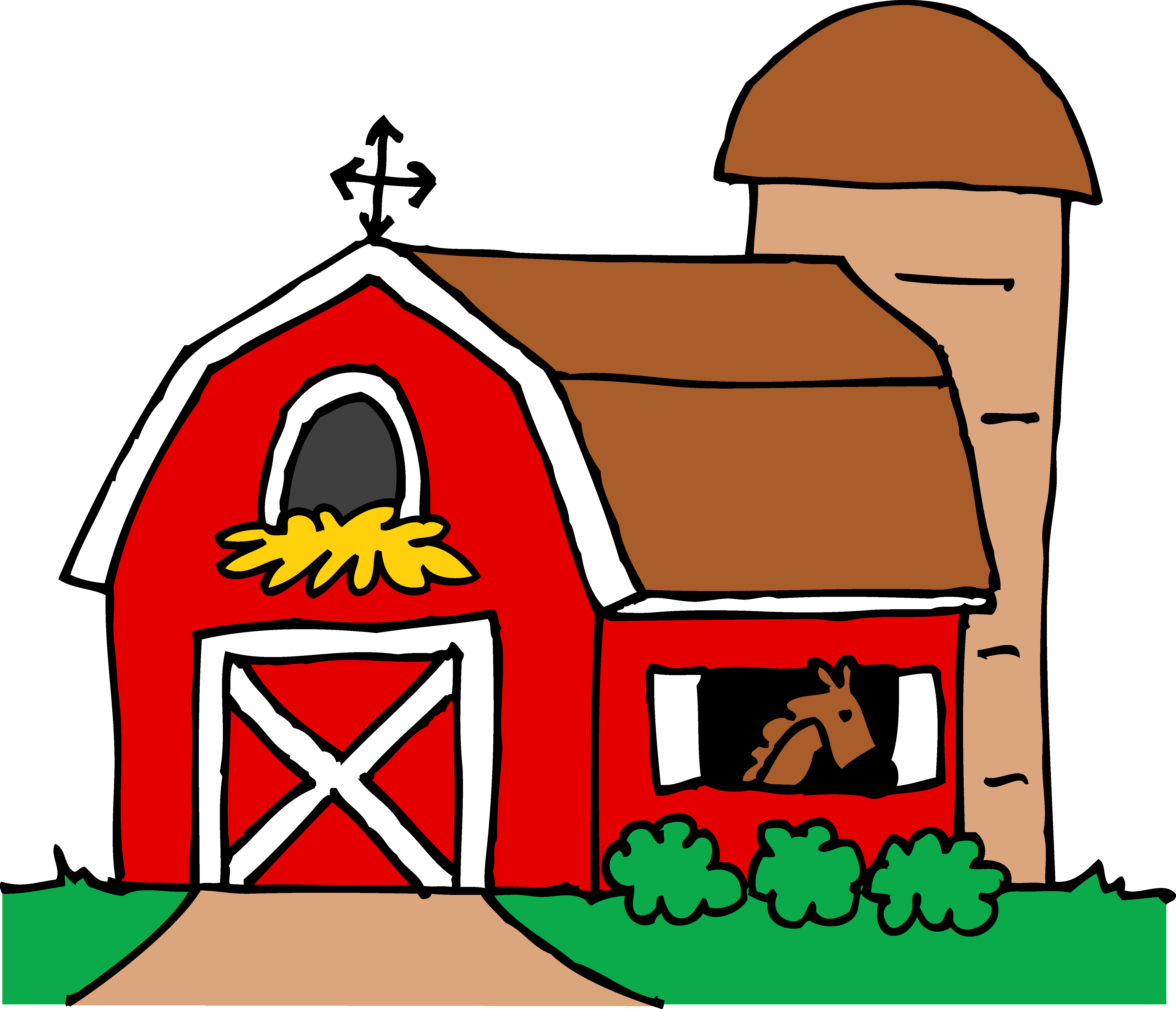 Little Red Barn Transparent Image Clipart