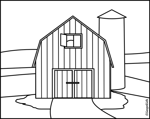 Black White Barn Danaspai Top Png Images Clipart