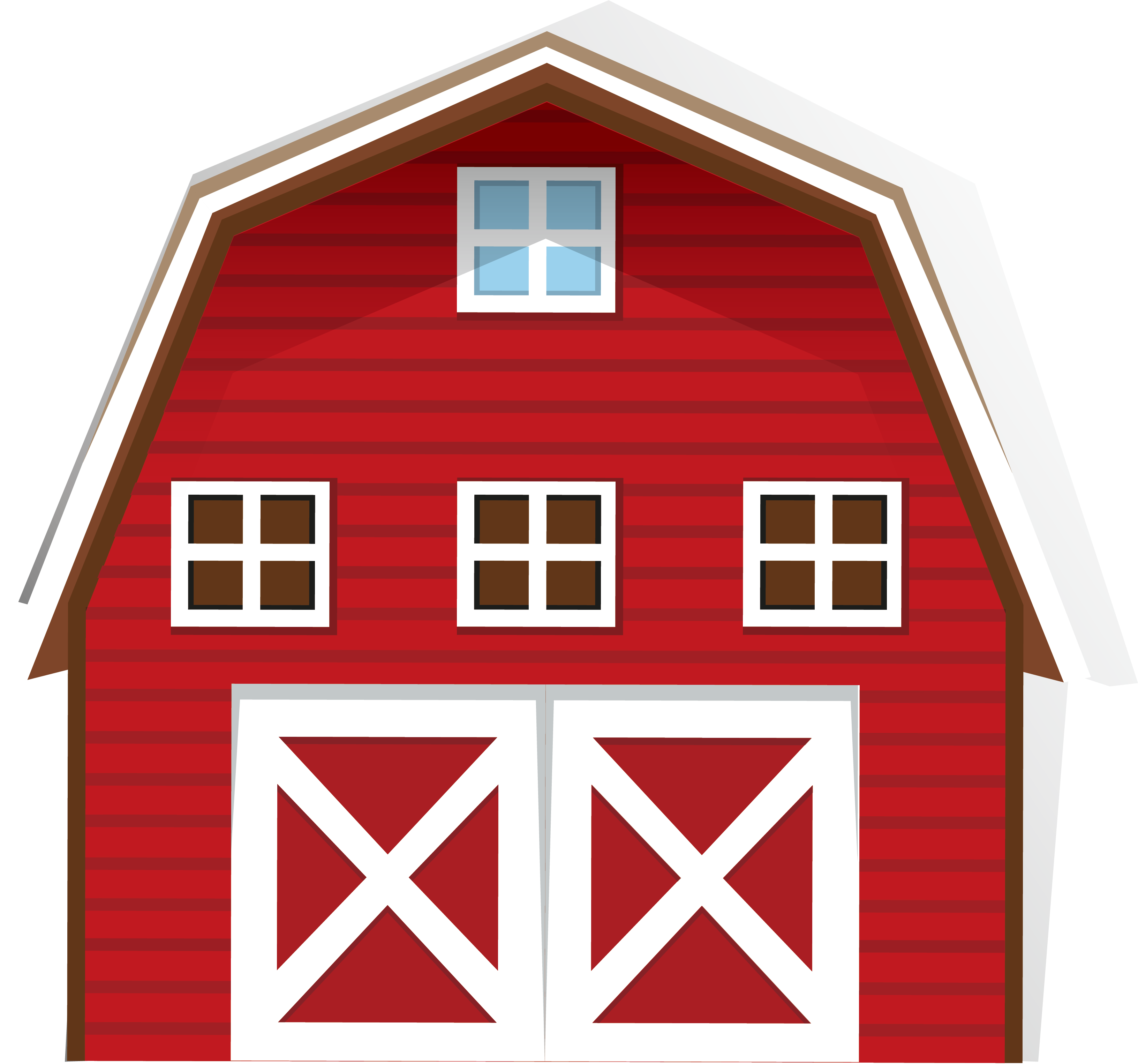 Farm House Photography Barn Red Stock Clipart