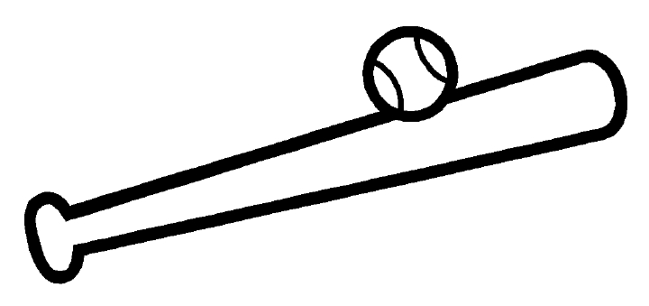Baseball Bat Drawings Free Download Clipart
