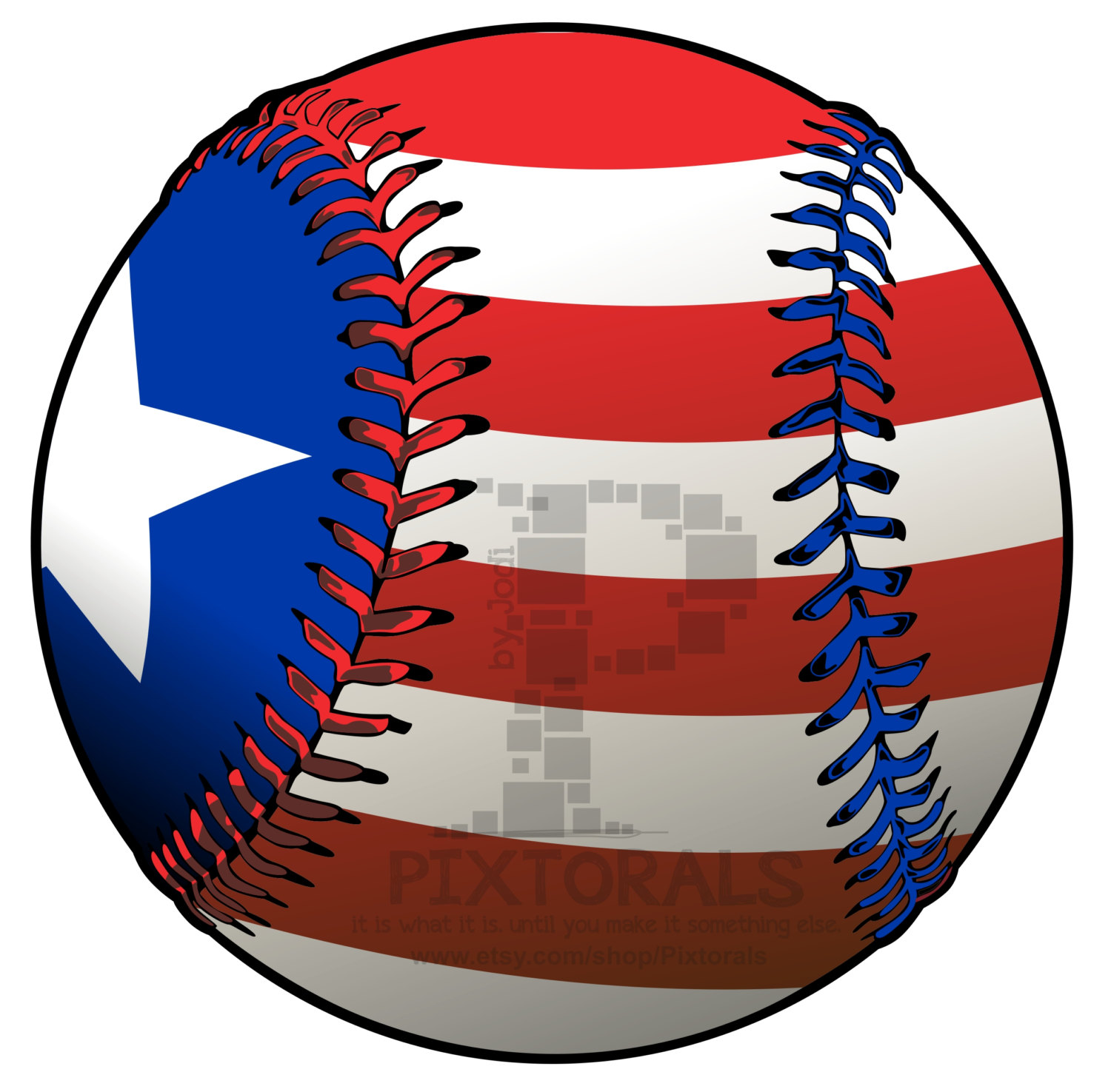 American Flag Baseball Png Image Clipart