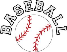 Baseball Word Digital Softball Hd Image Clipart